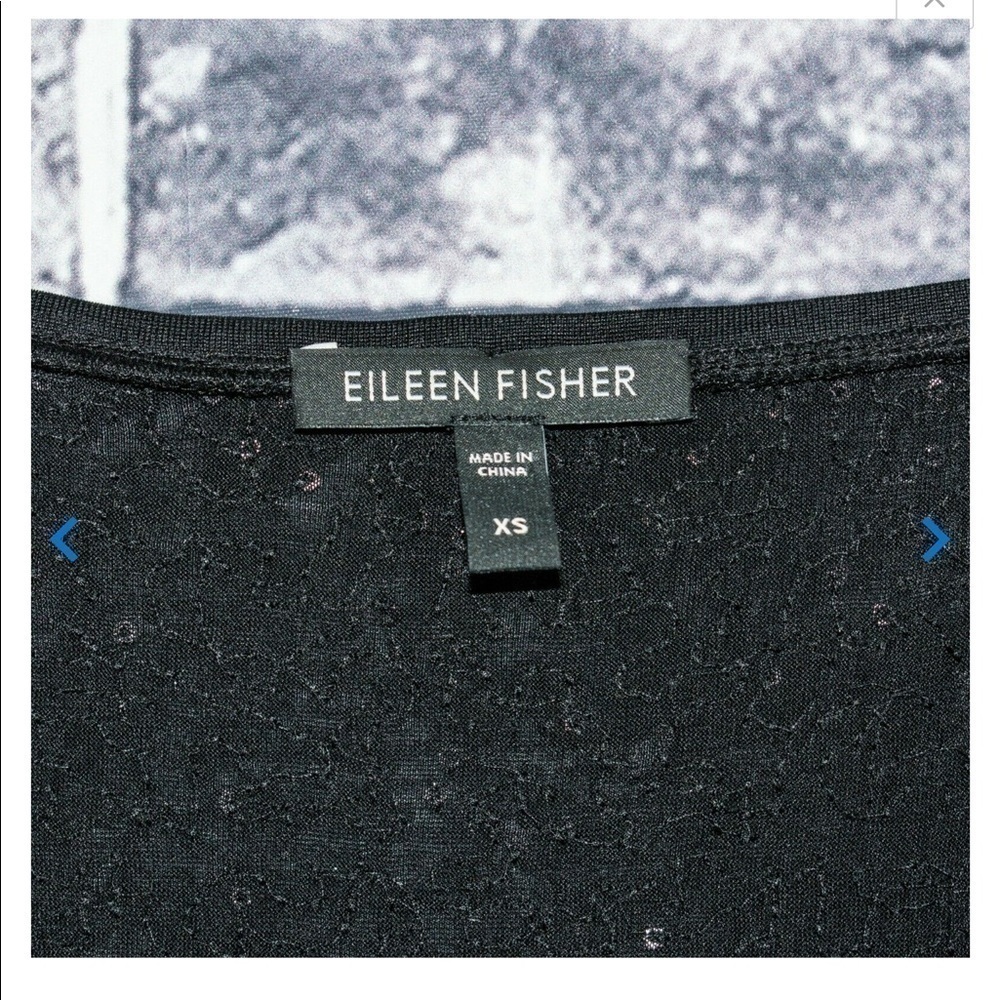 Eileen Fisher 100% Silk Sequin Mini Dress - Picture 5 of 6